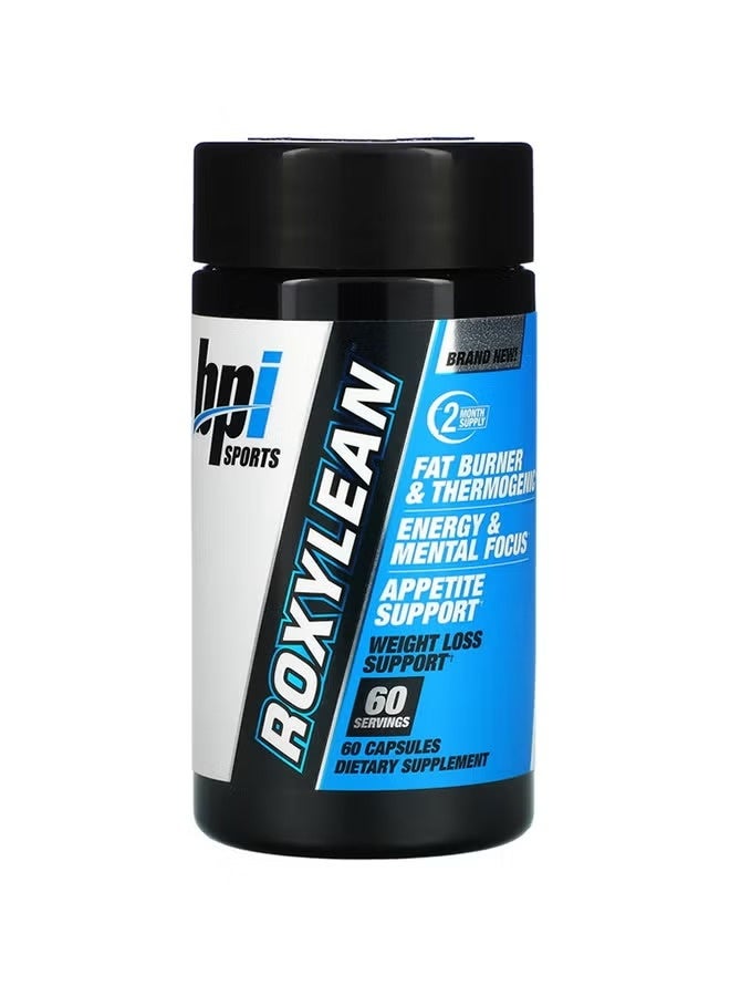 BPI SPORTS Roxylean Weight Support Capsules – 60 Capsules | Thermogenic Fat Burner & Energy Support - Image 1